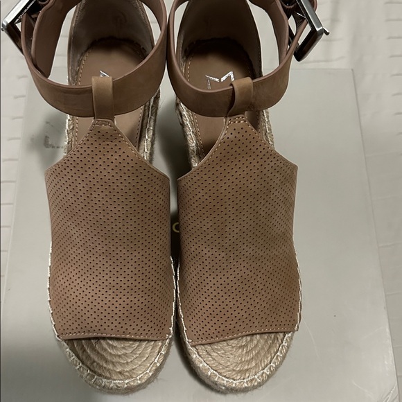 Marc Fisher Cork Screw Wedge Heel Sandals - Picture 9 of 13